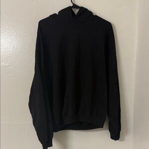 Lightly Used- Yeezy YZY HD-01 04 BLANK Hoodie Black - Size 2 (M) Vultures Bully